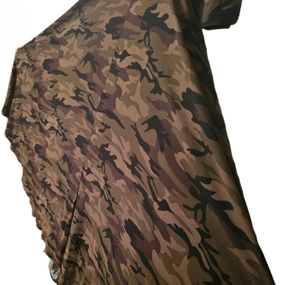 NWT | Fabulous | HTF | Hi/Lo Camo | V-Neck Maxi | Elasticized waist | Size: 3XL - Picture 4 of 15
